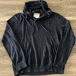 Abercrombie & Fitch Henley Mens Hoodie - Size Medium